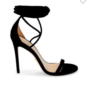 Stuart Weitzman Nudistwrap 100 Suede Sandals